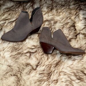 Frye Women's Gray Blue Ankle Booties